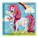 Головоломка-пазл в рамке. Игры в дорогу "Пони с радугой" П 300 4930519 (Лесная мастерская)