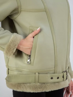 Дубленка авиатор натуральная зимняя