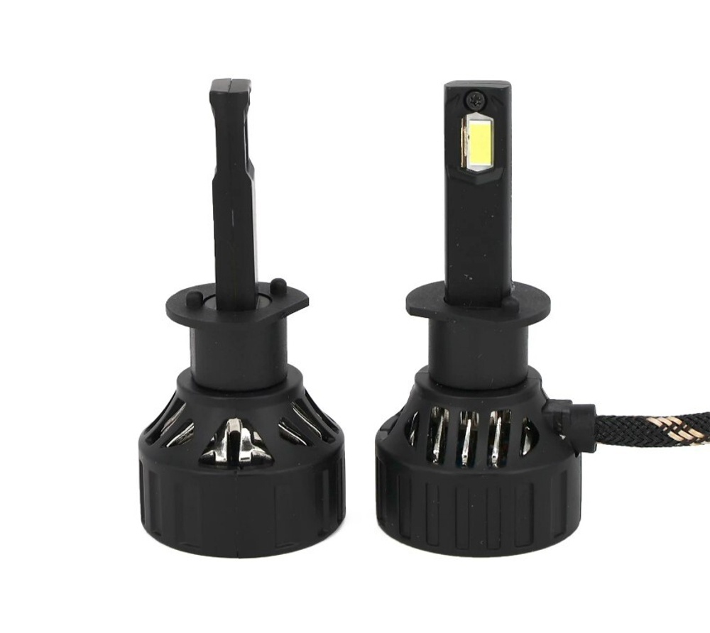 Cветодиодные лампы H1 Sariti F8 с вентилятором, 12V, 40W, 5500K (комплект, 2шт)