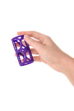 Насадка на пенис A-Toys by TOYFA, силикон, фиолетовый, 7,5 см