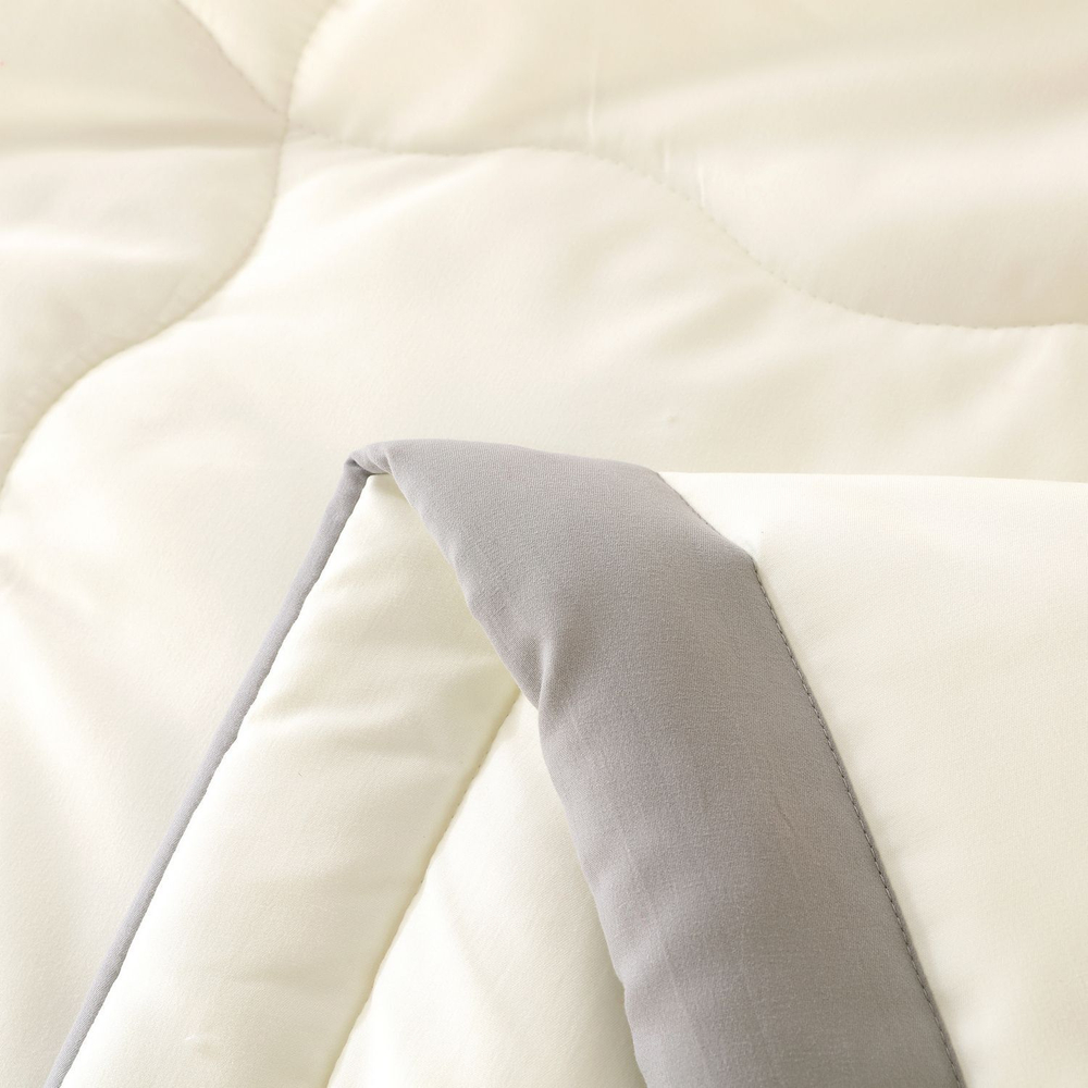 Комплект постельного белья с Одеялом VIVA - HOME TEXTILE, Однотонный, Сатин, Евро