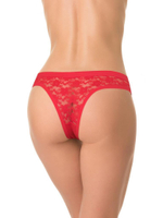 Бамбуковые трусики-бразилиана с ажурной задней частью (Размер: S) (Цвет: черный)