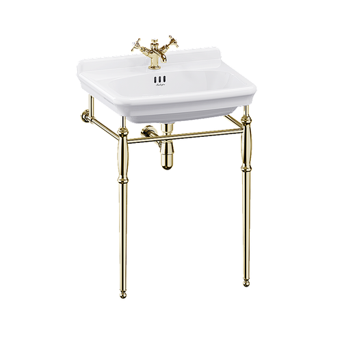 Консоль с раковиной Burlington Guild 62 с 1-им отверстием, золото