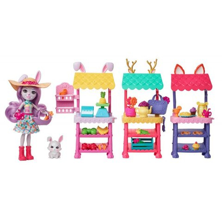 EnchanTimals - Набор Bunny Market из 35 шт. HHC17