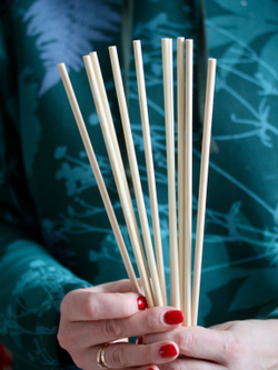 Набор круглых палочек из пробковой сосны 5 х 5 х 250 мм (10 шт)