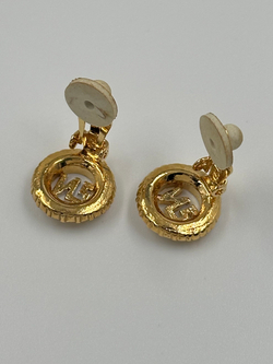 Клипсы с кристаллами Nina Ricci