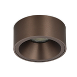 Светильник встраиваемый MUNICH под лампу GU10,  цвет шлифованная темная бронза,  D88xH57, 6мм,  IP20