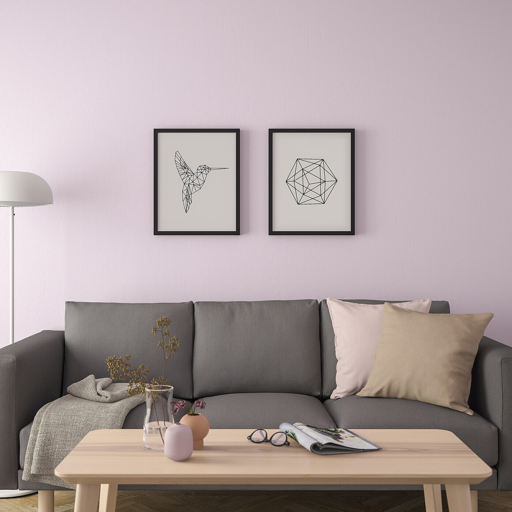 IKEA BILD  (ИКЕА БИЛД)  -  Плакат, геометрический, 40x50 см