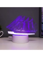 Светильник сенсорный «Фрегат» LED 7 цветов USB/от батареек б