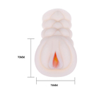 Рифленый мастурбатор-вагина