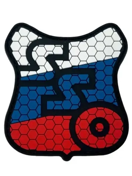 Шеврон ССО Гексагон (Триколор)