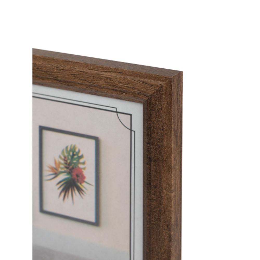 Фоторамка Image Art С22 МДФ универсальная 10х15 цвет мокко вставка прозрачный пластик