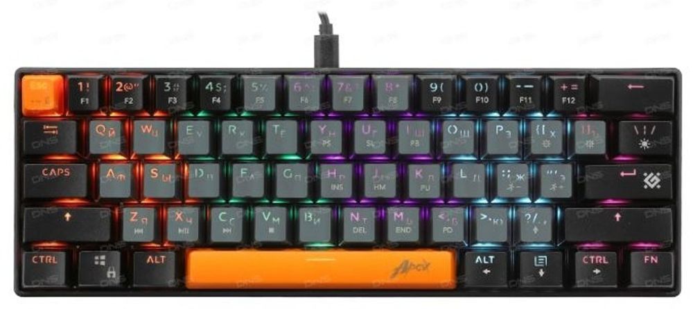 Клавиатура Defender APEX GK-002 черный