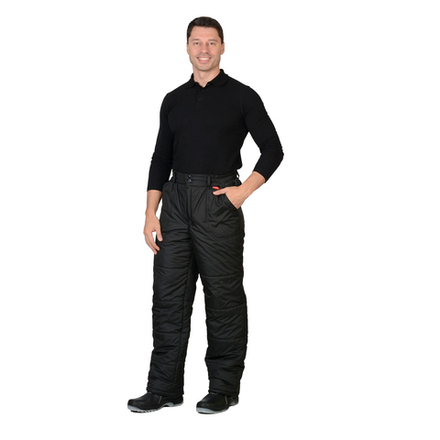 Брюки "Европа" утепленные ЧЕРНЫЕ