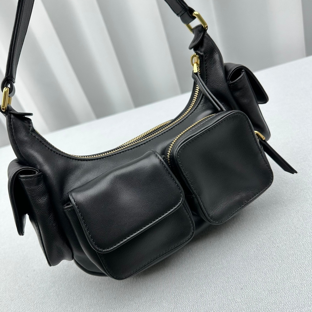 Miu Miu Nappa Leather Pocket Bag 21 cm
