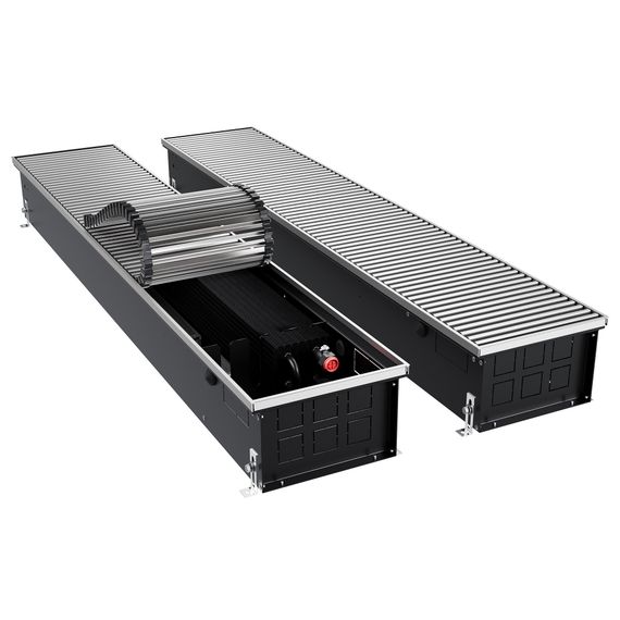 Конвектор внутрипольный Royal Thermo ATRIUM TURBO-150/250/1300-DG-U-NA