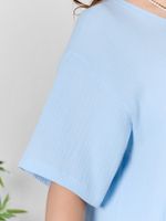 Блузка Вуаль-4 Виотекс ГОЛУБОЙ