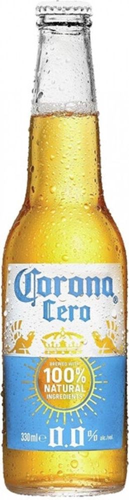 Пиво Корона Зеро Безалкогольное / Corona Cero 0.33 - стекло