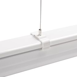 ULO-K20B 60W-4000K-L150 IP65 WHITE Светильник линейный светодиодный подвесной. Белый свет 4000К. 6540Лм. 1500Х76х76мм. Корпус белый. TM Uniel.