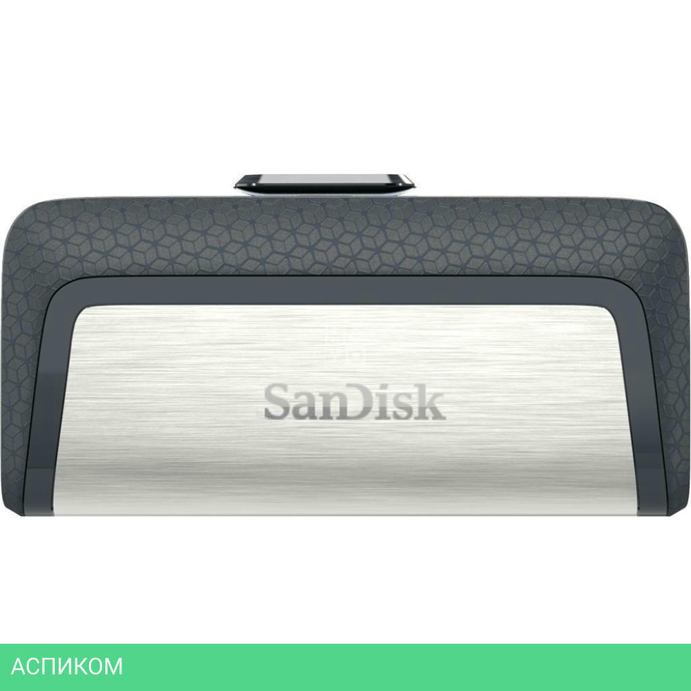 USB Flash-накопитель SanDisk Ultra Dual Drive M3.0 128GB черный/серый (SDDD3-128G-G46)