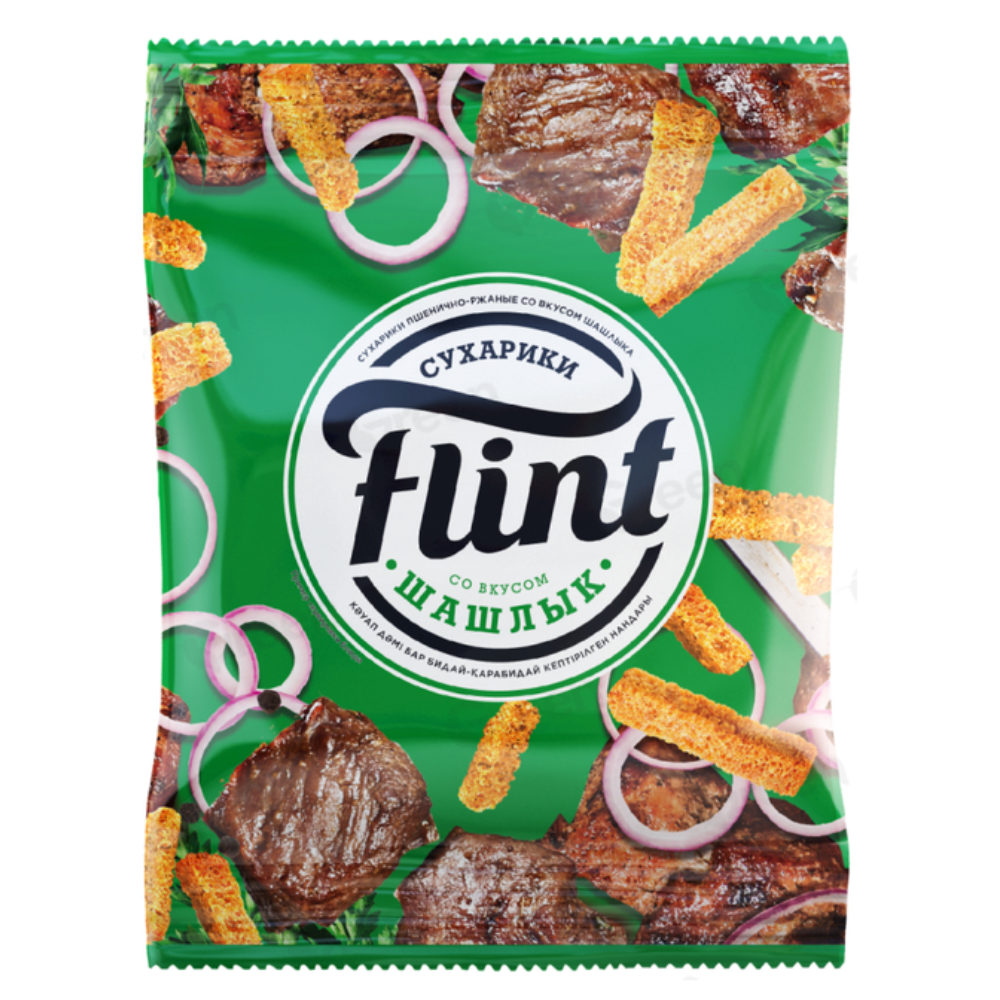 Сухарики Flint шашлык 60 гр