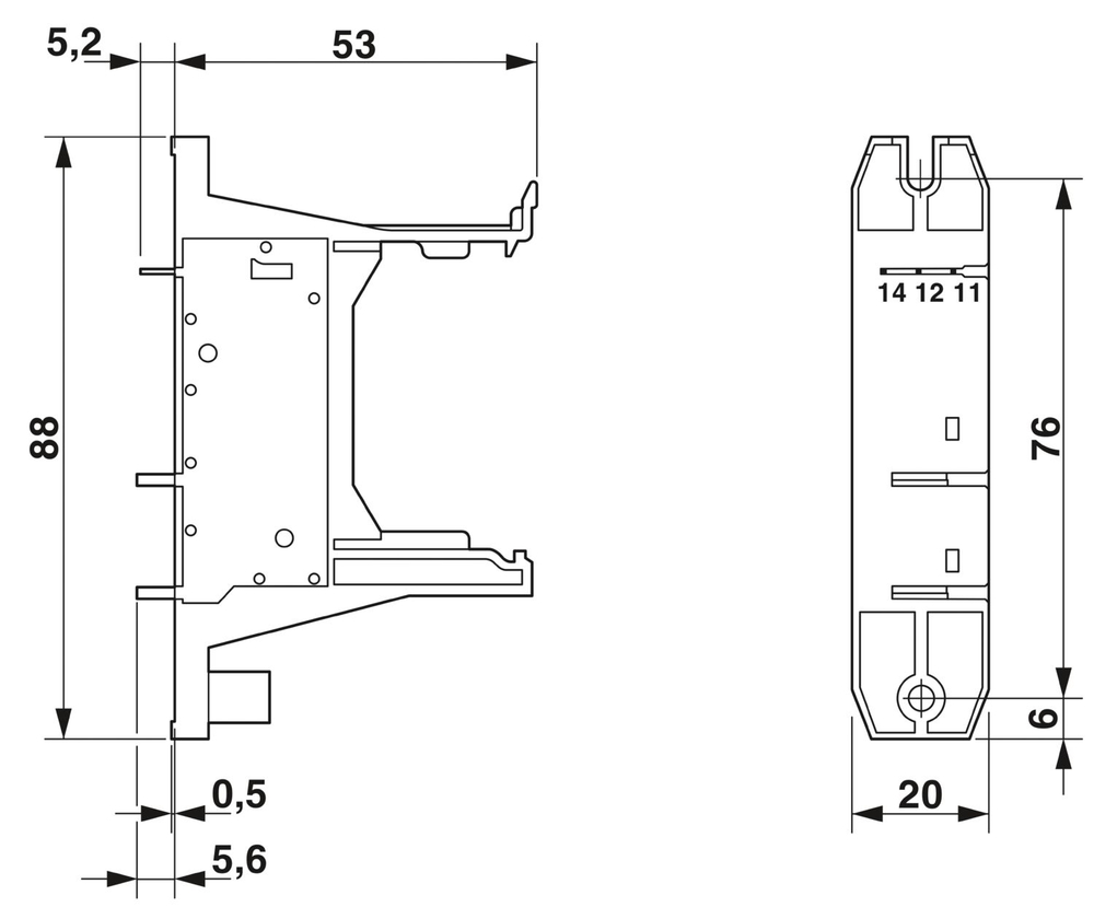 1035864 - VAL-MS-BE-PCB-FM - Базовый элемент защиты от перенапряжений