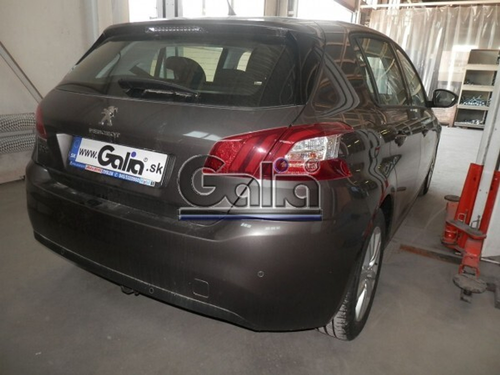 Фаркоп оцинкованный Galia C068C для Citroen C4 Picasso, C4 Grand Picasso 2013-, Peugeot 308 хетчбек, универсал 2013-(паспорт и сертификат в комплекте)(без электрики)