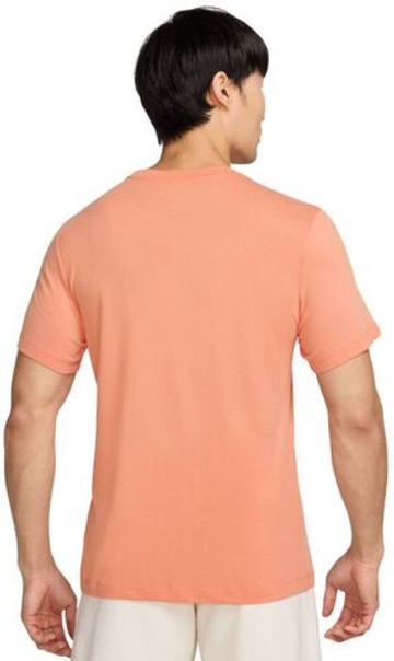 Мужская теннисная футболка Nike Solid Dri-Fit Crew - Оранжевый