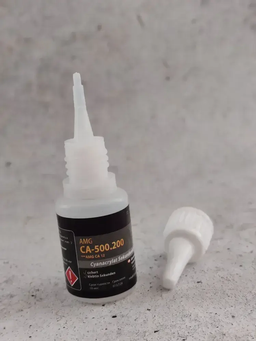 Клей секундный AMG CA-500.200 / 20 мл, 3 шт