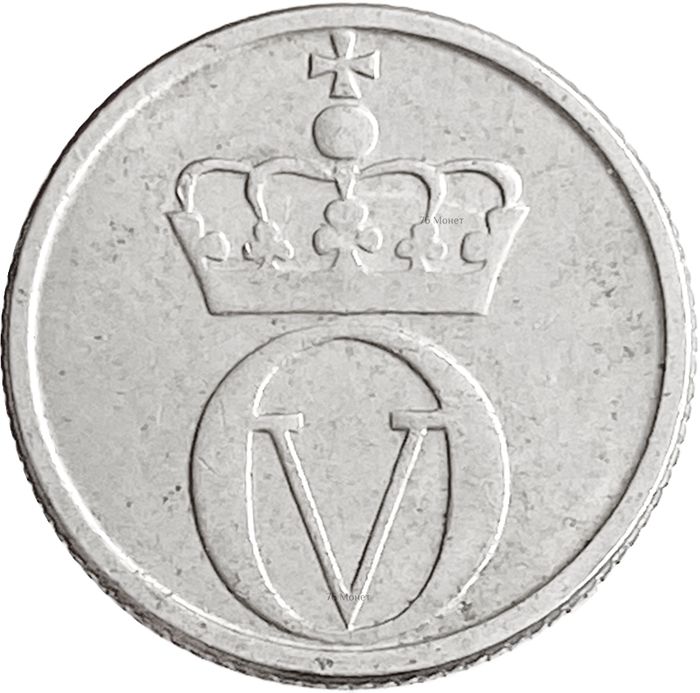 10 эре 1959-1973 Норвегия XF