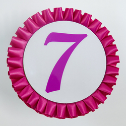 Номер участника. Диаметр 115 мм.