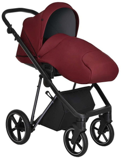 Детская коляска Roan Sol Luxury 3 в 1 с автокреслом Tutis Elo Lux Black RSL/4041 Porto/Nikiel