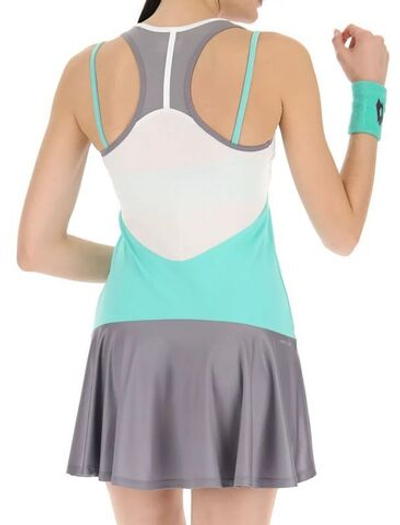 Теннисное платье Lotto Top W IV Dress 1 - green 929C/quicksilver