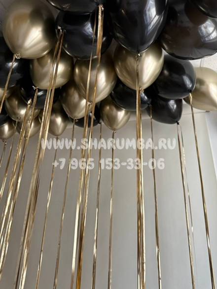 Черный с золотом