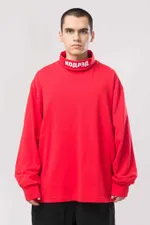 Водолазка Codered оверсайз Rollneck Wide Coderedneck Красная светлая