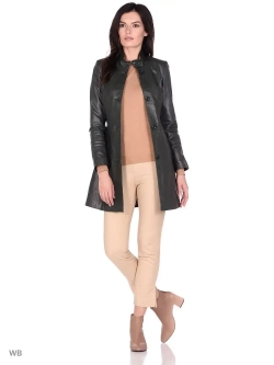 Женский кожаный плащ/натуральная кожа/Турция