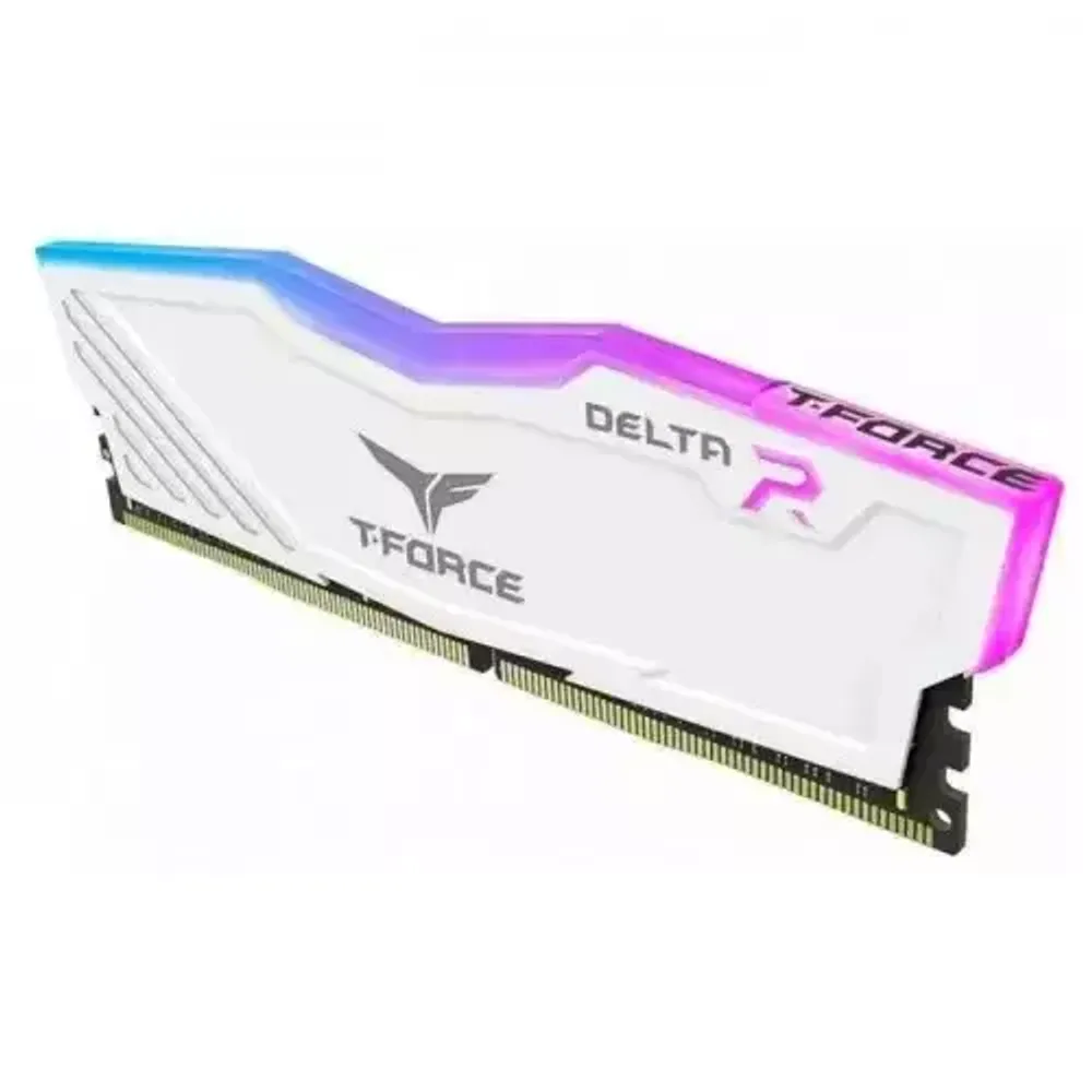 Оперативная память 32GB 3200MHz DDR4 Team Group  DELTA RGB PC-25600 CL16 1.35V TF4D432G3200HC16F01 White