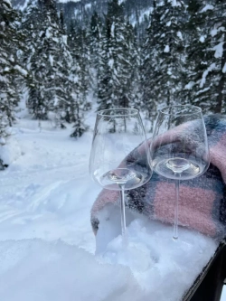 Бокал для вина на длинной ножке, 550 мл, 2 шт