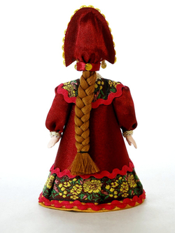Кукла коллекционная Потешного промысла девушка в русском костюме  (стилизация).