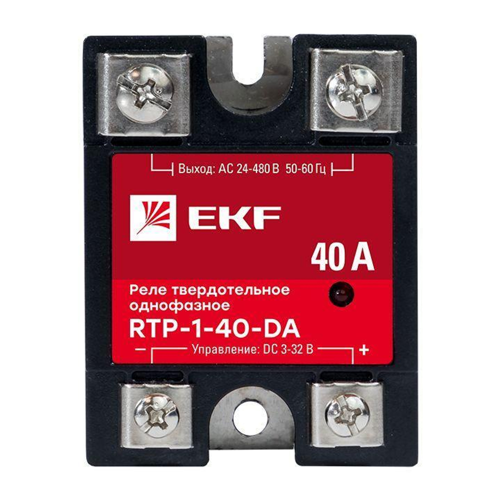 Реле твердотельное однофазное RTP-40-DA PROxima EKF rtp-1-40-da