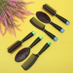 Расчески в наборе 3шт, цвет черный, упаковка пакет