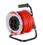 Удлинитель силовой на катушке Ресанта СУ-2х1-50/2 (с выкл., 4 розетки)