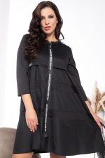 Платье "Земфира" (черное) П7788 LT Collection (Акция)