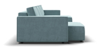 П-образный диван BOSS SOFT MODOOL велюр Monolit аква