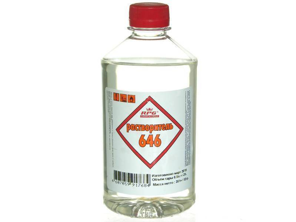 Растворитель 646 0,5л ПЭТ