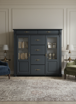 Комод деревянный Сюзанна, серый