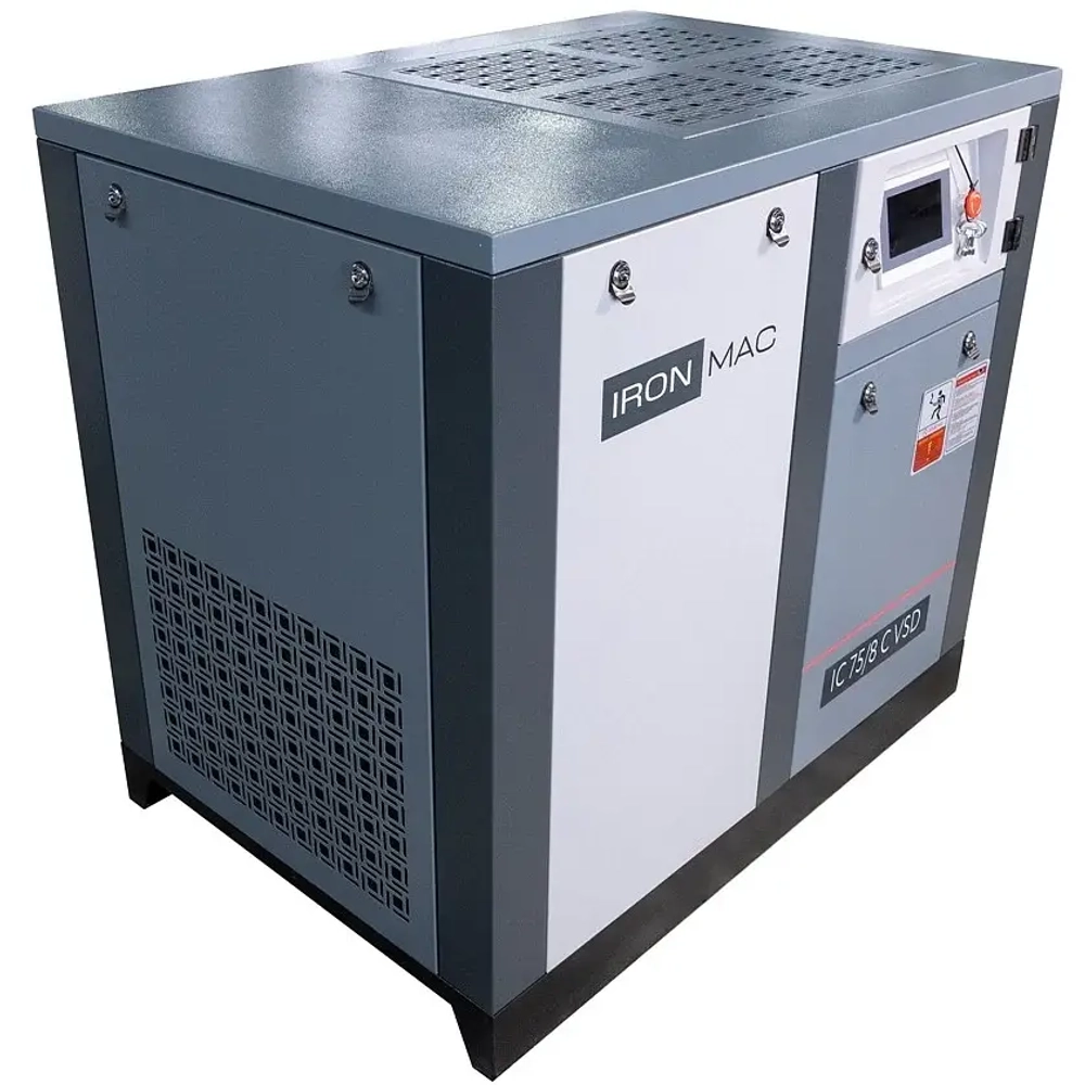 Винтовой компрессор IronMac IC 75/10 C VSD IP23