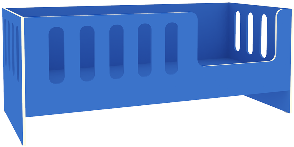 Сказочный домик КарИВи ДС-10 80x180 Светло-синий, голубой