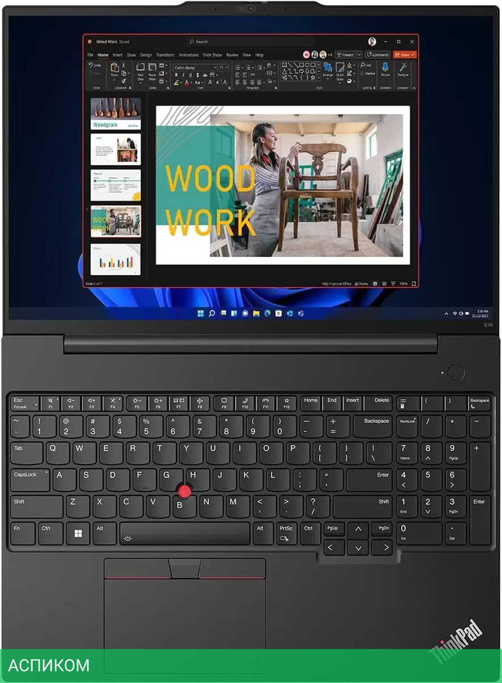 Ноутбук Lenovo ThinkPad E16 Gen 1 Intel 21JNS0F400