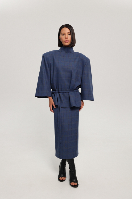 Юбка-карандаш миди